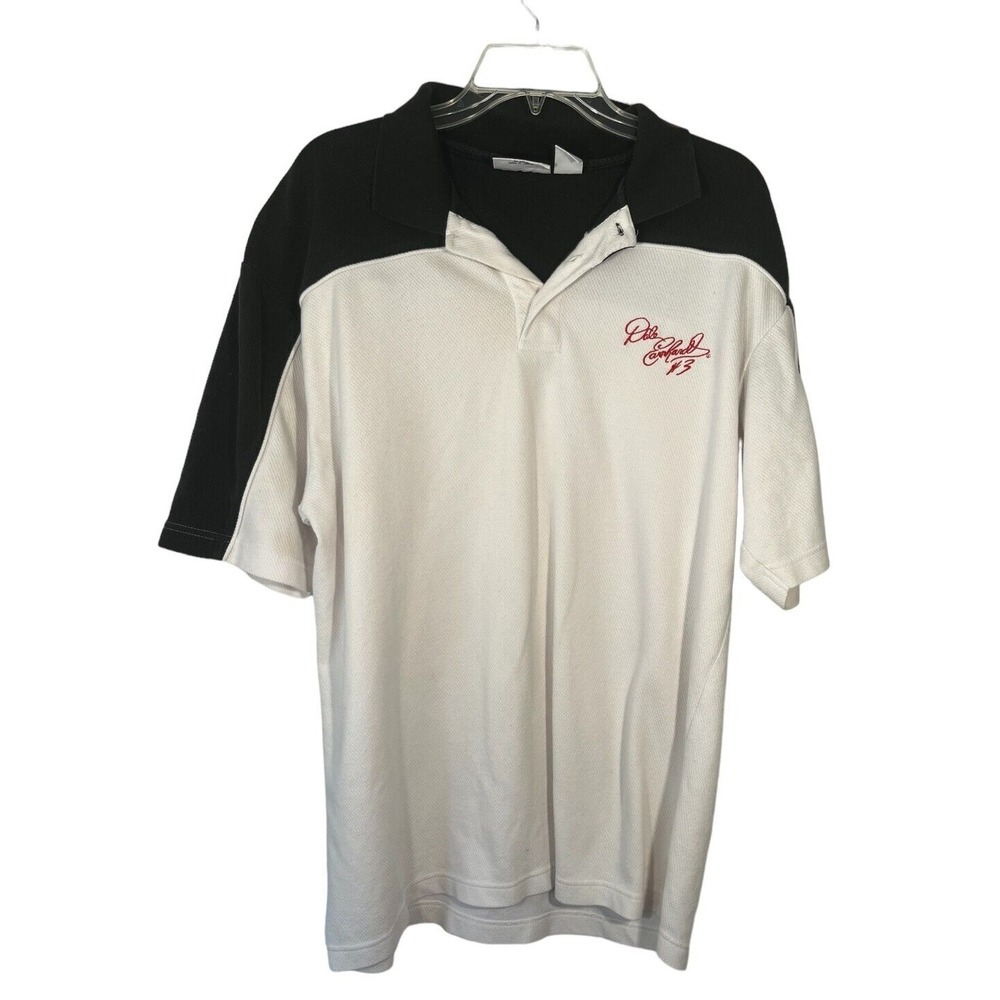 Chase Auth Vintage NASCAR Dale Earnhardt #3 The Intimidator Men's Polo Shirt L